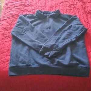 Woman's blue sweatshirt